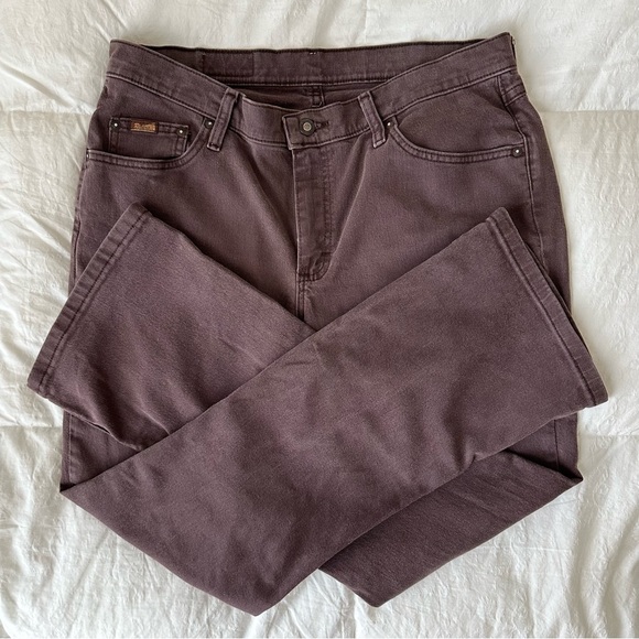 Riders brown denim mid-rise jeans- 14 - Picture 1 of 4